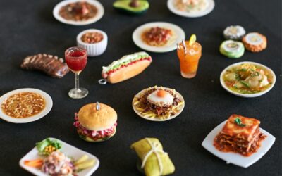 Evelyn Aguirre y la belleza de la gastronomía ilustrada en su emprendimiento, «Hormiga Miniaturas»